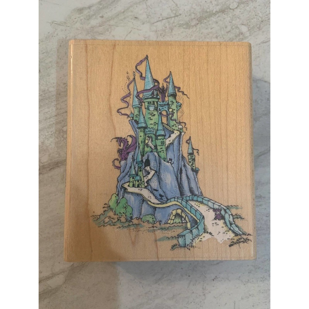 Bergsma Fantasy Rubber Stamps Castle JB-03 Castle Stamp Oasis